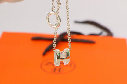 Pomuse HM NECKLACE H LETTER OVAL SERIES