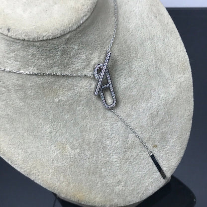 Pomuse HM NECKLACE PLATINUM ROSE GOLD DIAMOND