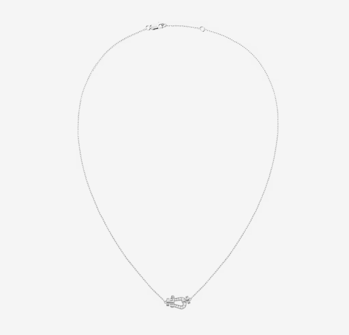 Pomuse FORCE 10 DIAMOND SILVER NECKLACE MINI MODEL