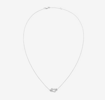 Pomuse FORCE 10 DIAMOND SILVER NECKLACE MINI MODEL