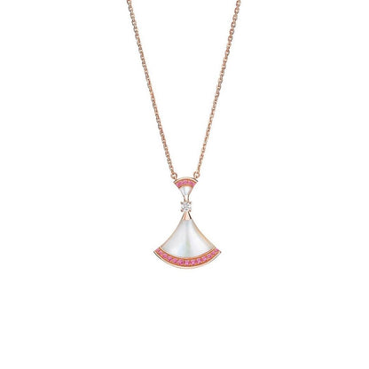 Pomuse DREAM NECKLACE MOP PINK DIAMOND
