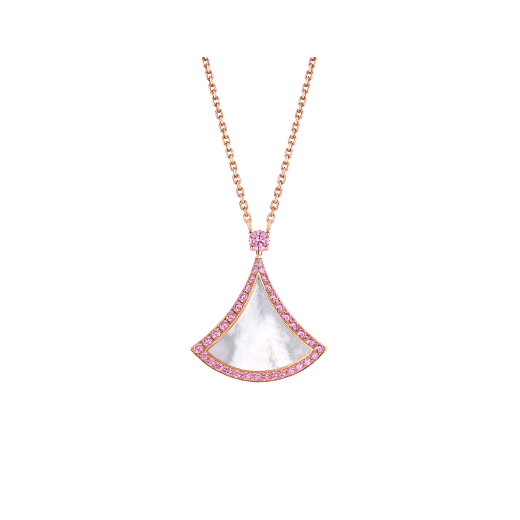 Pomuse DREAM NECKLACE MOP DIAMOND PINK