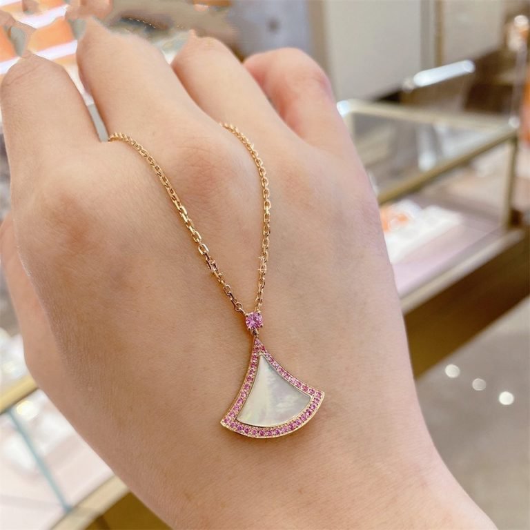 Pomuse DREAM NECKLACE MOP DIAMOND PINK