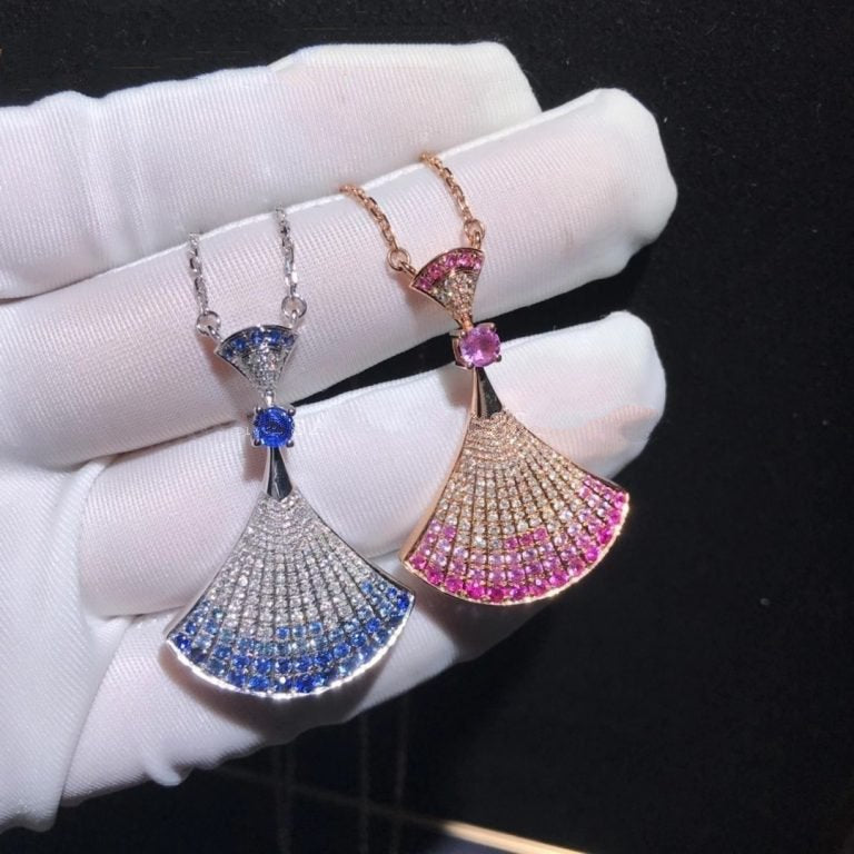Pomuse DREAM NECKLACK DIAMOND PINK GOLD