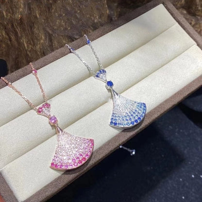 Pomuse DREAM NECKLACE AGATE SILVER DIAMOND