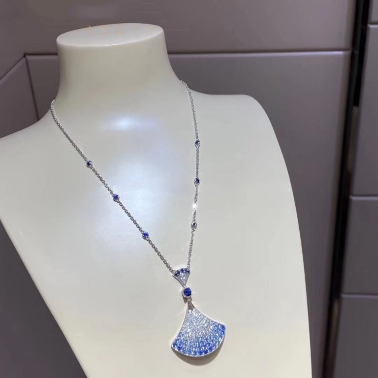 Pomuse DREAM NECKLACE AGATE SILVER DIAMOND