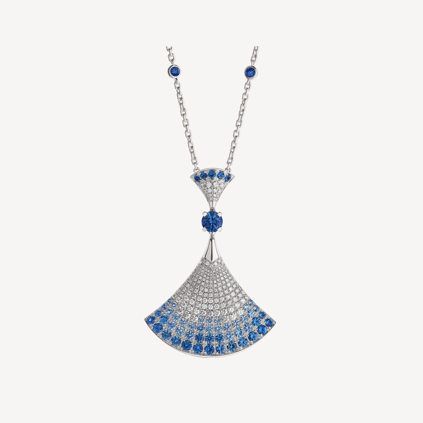 Pomuse DREAM NECKLACE AGATE SILVER DIAMOND