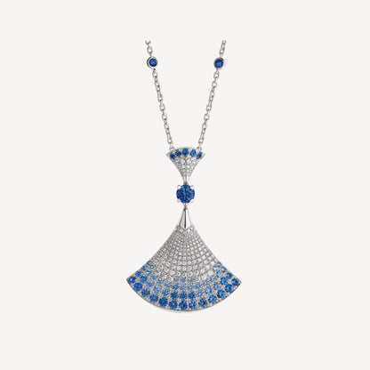Pomuse DREAM NECKLACE AGATE SILVER DIAMOND