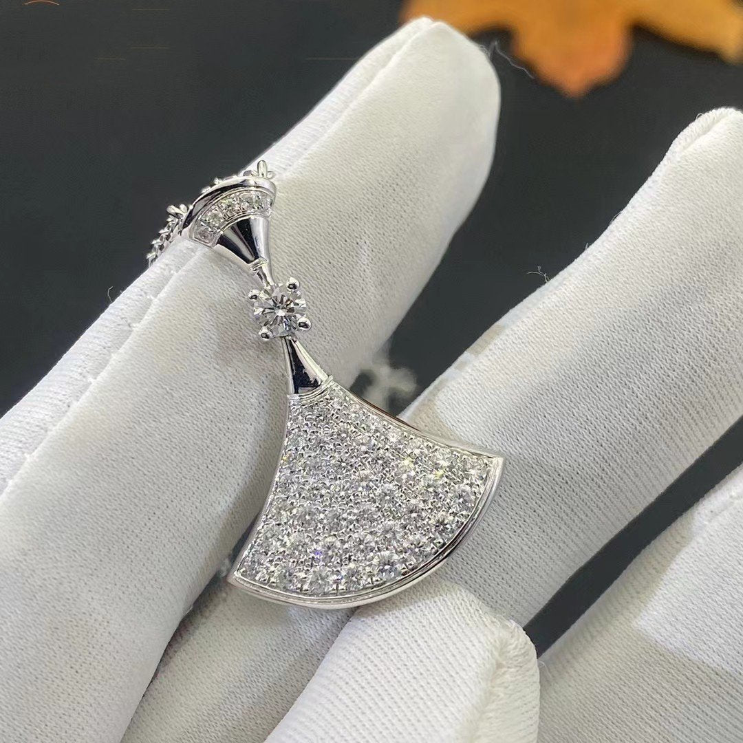 Pomuse DREAM NECKLACE SILVER FULL DIAMOND