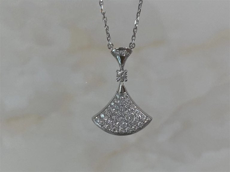 Pomuse DREAM NECKLACE SILVER FULL DIAMOND