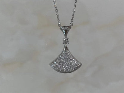 Pomuse DREAM NECKLACE SILVER FULL DIAMOND