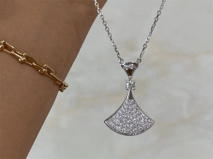 Pomuse DREAM NECKLACE SILVER FULL DIAMOND