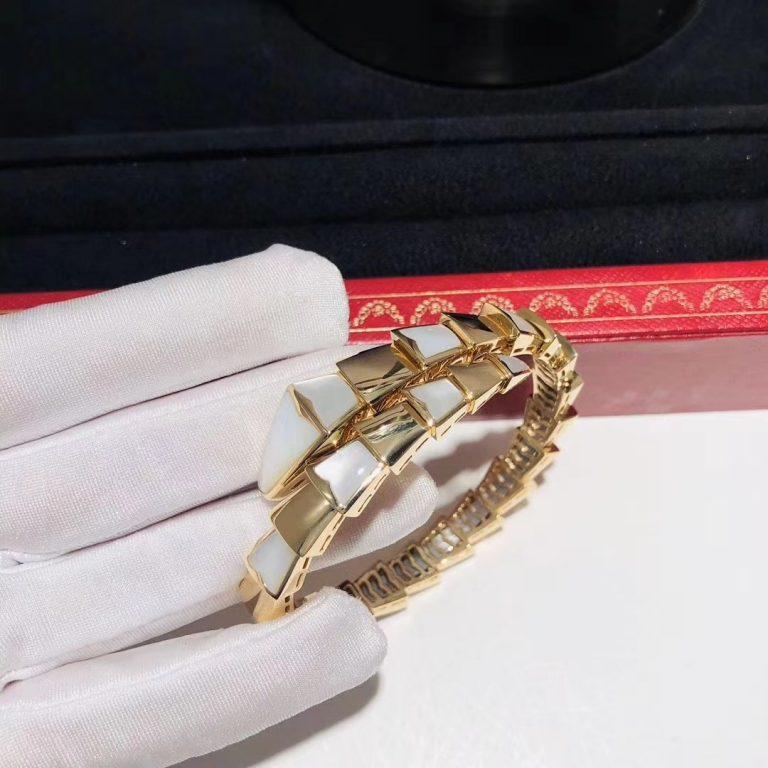 Pomuse SERPENTI BRACELET MOP GOLD 8MM