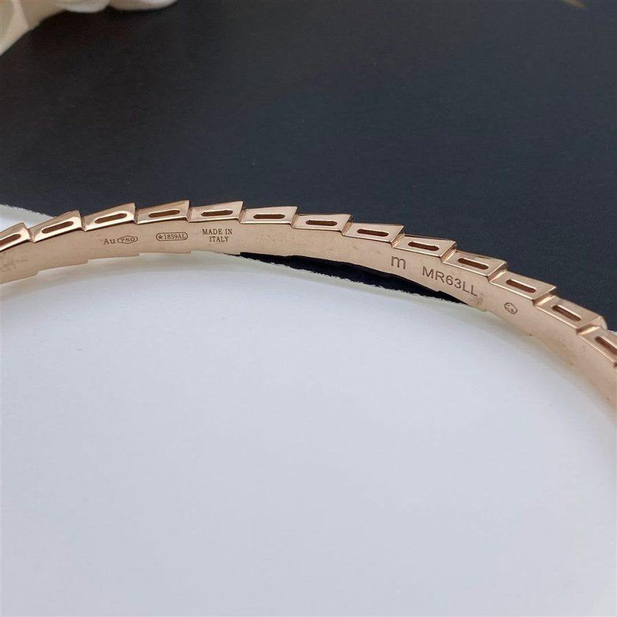 Pomuse SERPENTI BRACELET PINK GOLD MOP DIAMOND