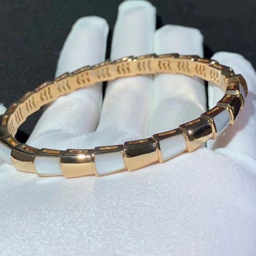 Pomuse SERPENTI BRACELET PINK GOLD MOP