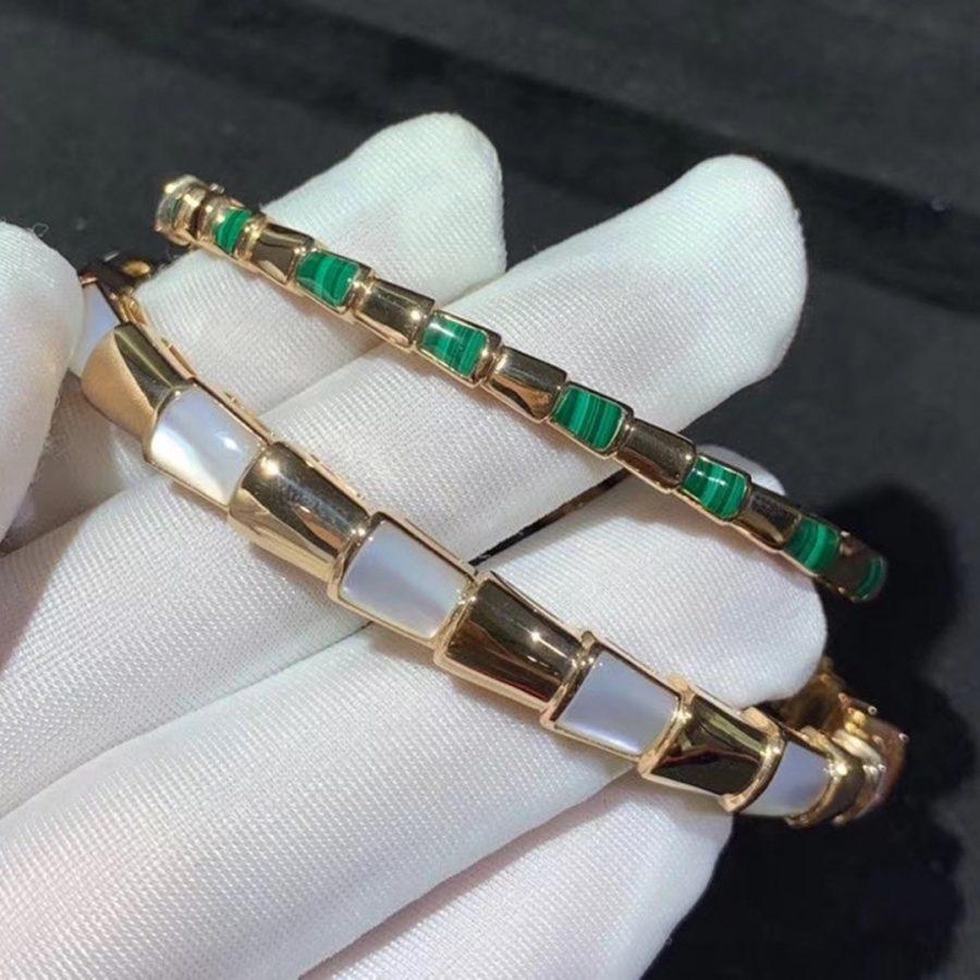 Pomuse SERPENTI BRACELET PINK GOLD MOP