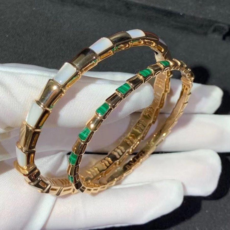 Pomuse SERPENTI BRACELET PINK GOLD MOP