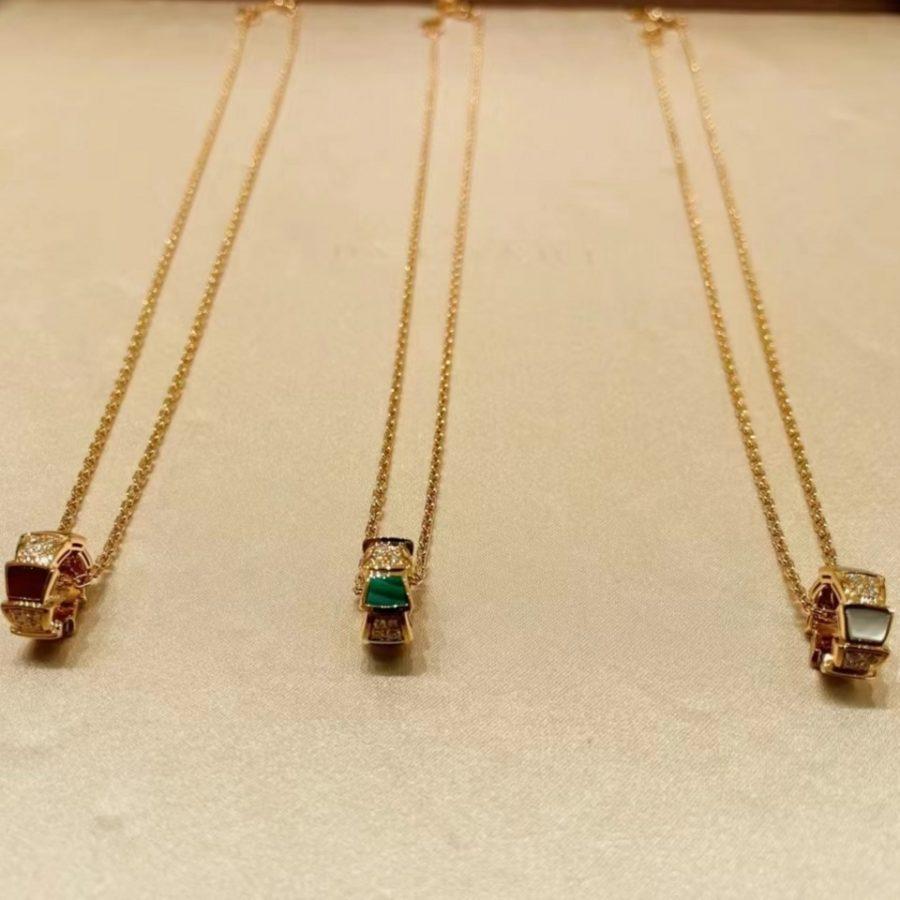 Pomuse SERPENTI PEDANT DIAMOND NECKLACE