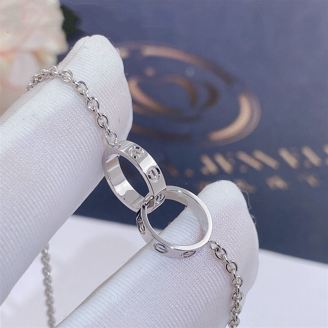 Pomuse LOVE BRACELET DOUBLE RING