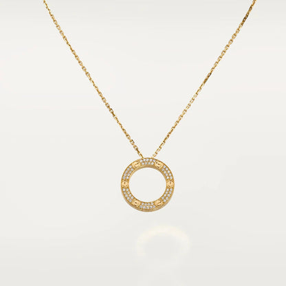 Pomuse LOVE NECKLACE ADJUSTABLE ROSE GOLD