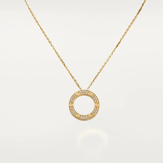 Pomuse LOVE NECKLACE ADJUSTABLE ROSE GOLD