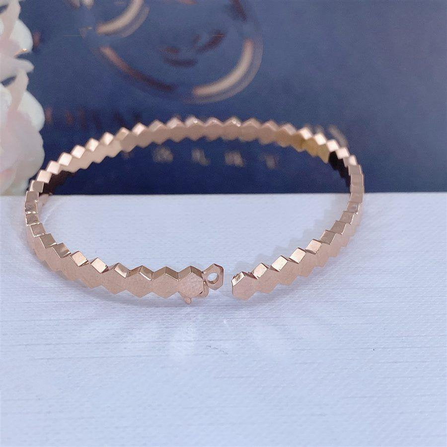 Pomuse BEE LOVE PINK GOLD BRACELET