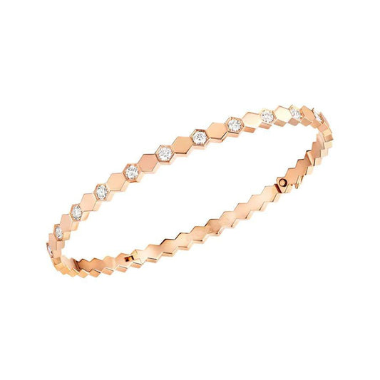 Pomuse BEE LOVE PINK GOLD DIAMOND BRACELET