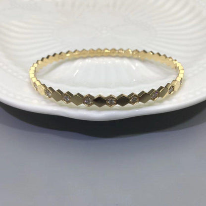 Pomuse BEE LOVE GOLD DIAMOND BRACELET
