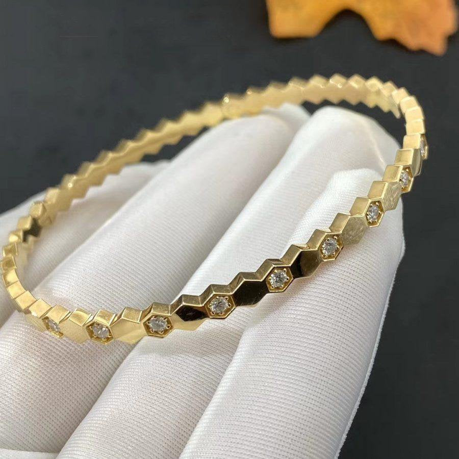 Pomuse BEE LOVE GOLD DIAMOND BRACELET
