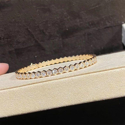Pomuse BEE LOVE GOLD BRACELET FULL DIAMOND
