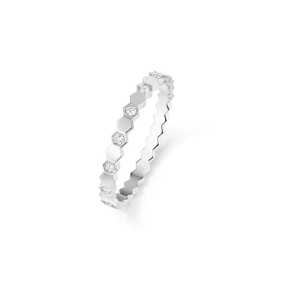 Pomuse BEE LOVE RING SILVER DIAMOND