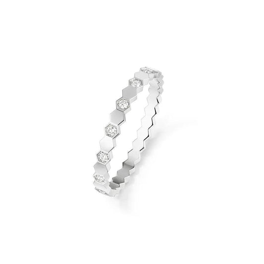 Pomuse BEE LOVE RING SILVER DIAMOND
