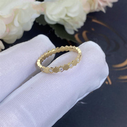 Pomuse BEE LOVE RING GOLD DIAMOND