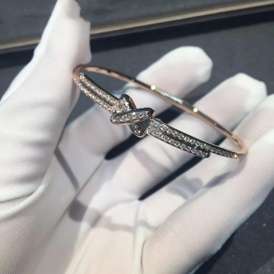 Pomuse JEUX DE BRACELET DIAMONDS PINK GOLD