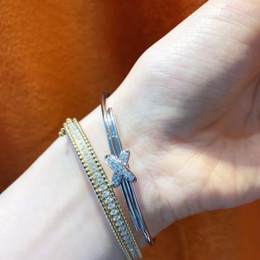 Pomuse JEUX DE BRACELET SILVER DIAMONDS