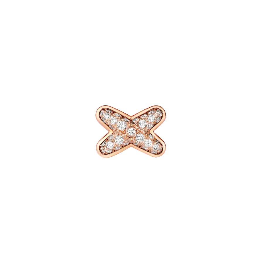 Pomuse JEUX DE PINK GOLD DIAMOND EARRINGS