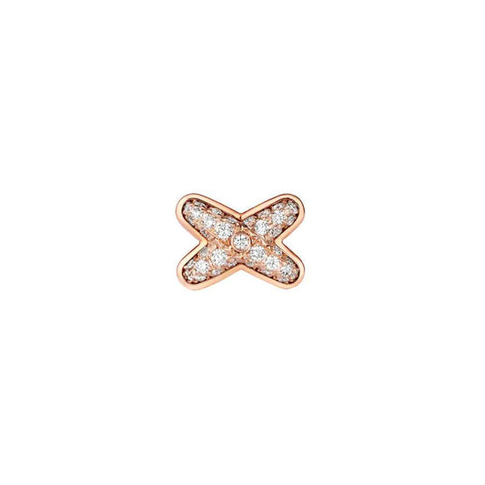 Pomuse JEUX DE PINK GOLD DIAMOND EARRINGS