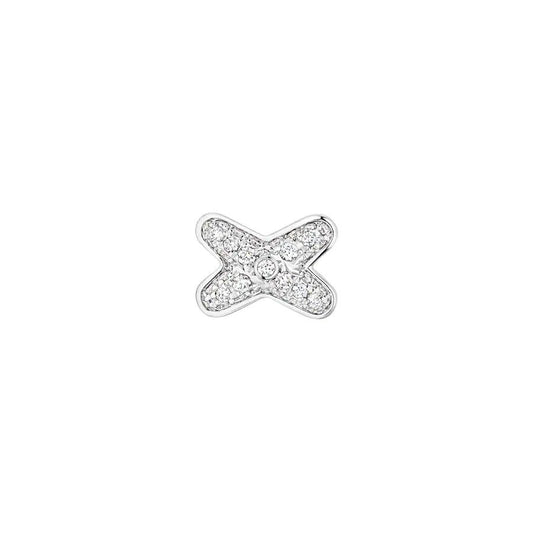 Pomuse JEUX DE SILVER DIAMOND EARRINGS
