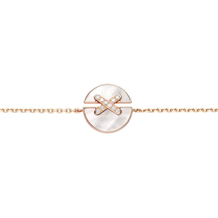 Pomuse JEUX DE BRACELET MOP PINK GOLD DIAMONDS