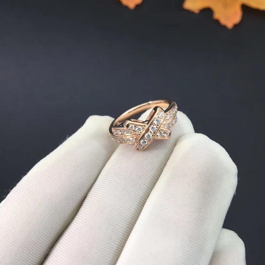 Pomuse JEUX DE RING PINK GOLD DIAMOND