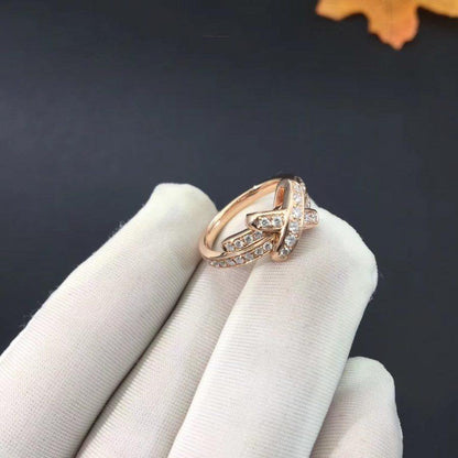 Pomuse JEUX DE RING PINK GOLD DIAMOND