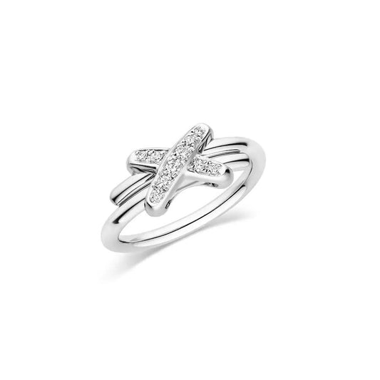 Pomuse JEUX DE SILVER DIAMOND RING