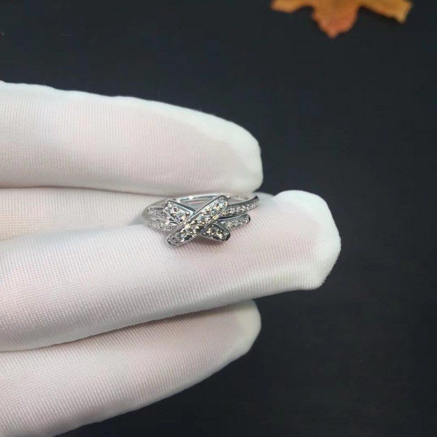 Pomuse JEUX DE SILVER DIAMOND RING