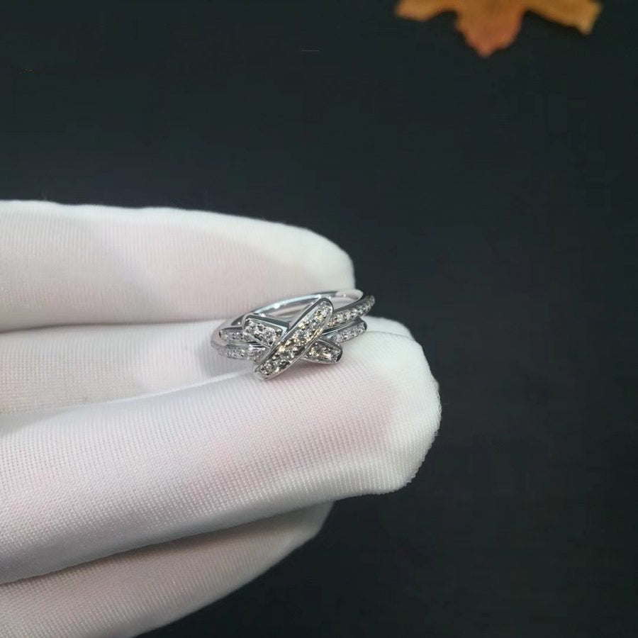 Pomuse JEUX DE SILVER DIAMOND RING