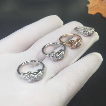 Pomuse JEUX DE SILVER DIAMOND RING