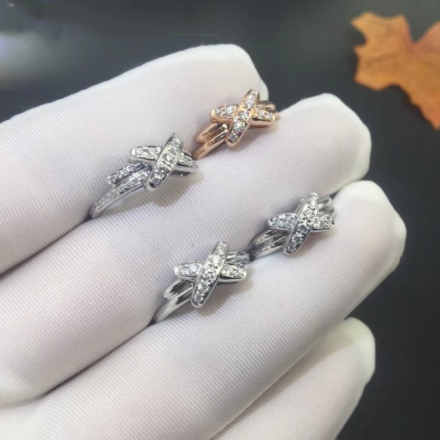 Pomuse JEUX DE SILVER DIAMOND RING