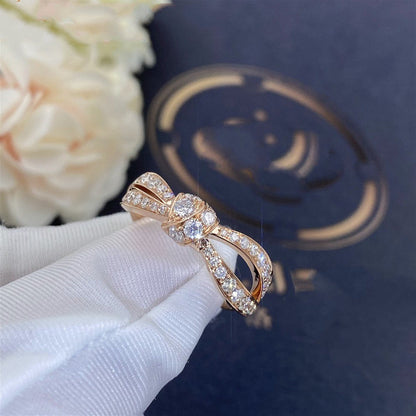 Pomuse LIENS PINK GOLD DIAMOND RING