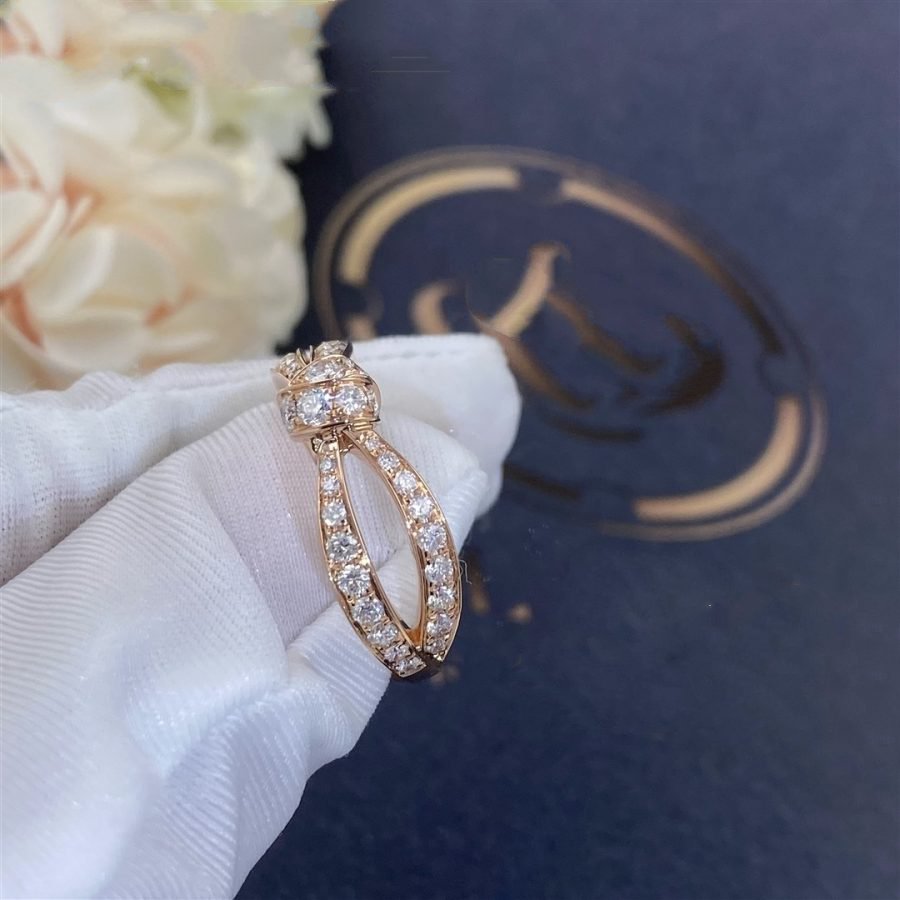 Pomuse LIENS PINK GOLD DIAMOND RING