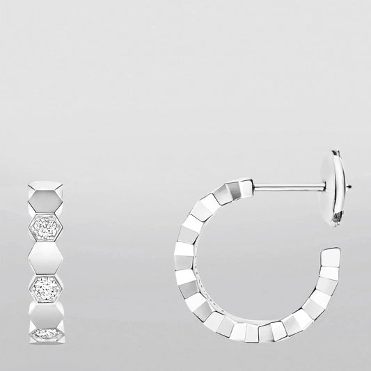 Pomuse Hollow Design Four-Leaf Clover Flower Shape Ring