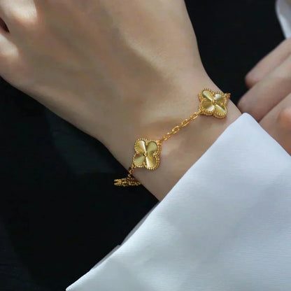Pomuse CLOVER 5 FLOWERS LASER BRACELET